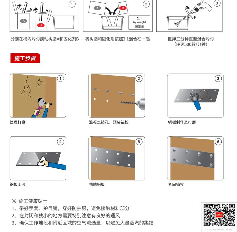 包钢兴隆粘钢加固施工过程